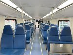 Interior of Tri-Rail Hyundai-Rotem Bilevel Car